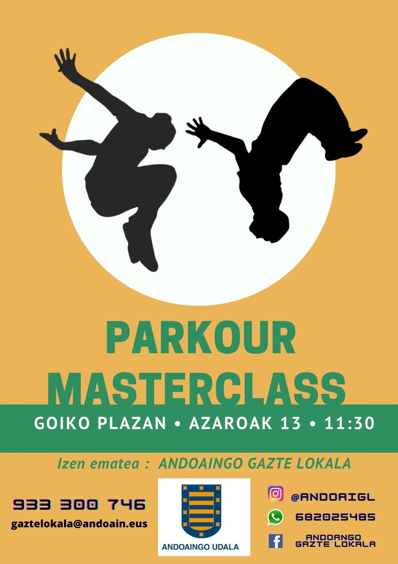 PARKOUR EGITEN IKASI NAHI DUZU???