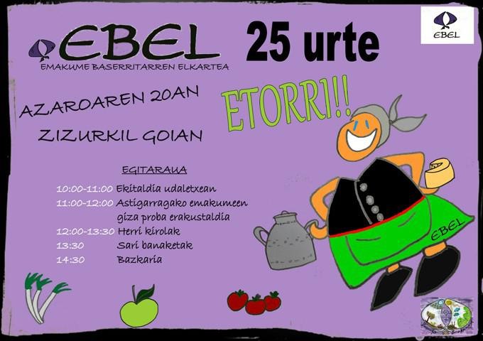 EBEL elkartearen mende laurdena