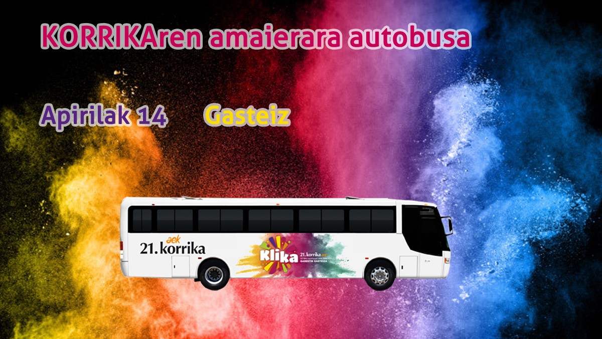 Korrikaren amaiera ekitaldira joateko autobuseko tiketak salgai