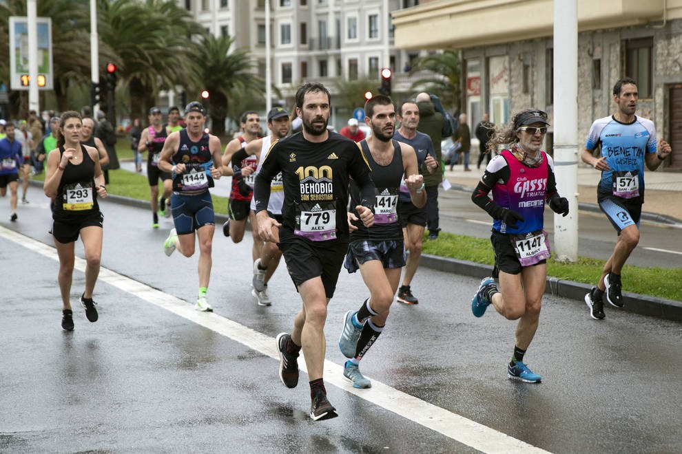 Aiztondoko korrikalarien emaitzak, Behobia-Donostia lasterketan