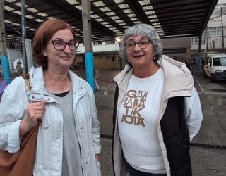 Plaza dantzak Andoainen: Lurdes Ubillos eta Belen Ugartemendia antolatzaileak