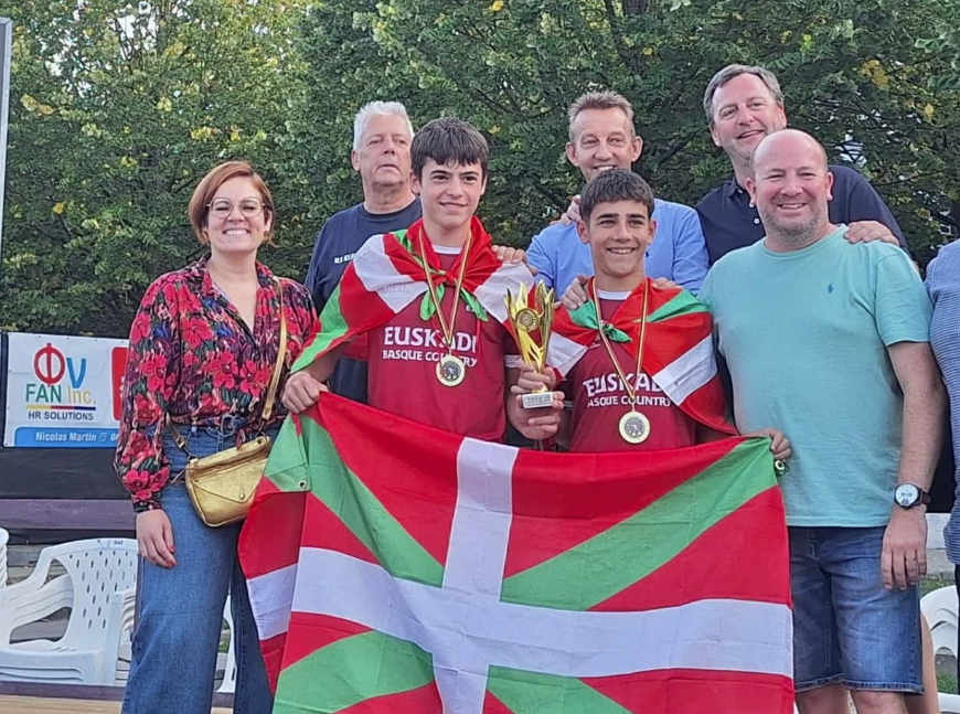 Behar Zana pilota elkarteko kideak, Belgikan txapeldun
