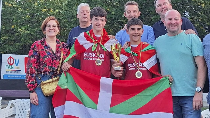 Behar Zana pilota elkarteko kideak, Belgikan txapeldun