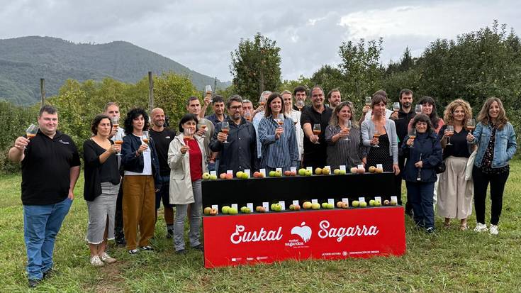 Lehorrak eta beroak, baldintzatu dute aurtengo sagar uzta
