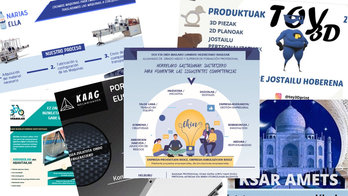 Ekintzailetza-proiektuak erakutsiko dituzte La Salle Berrozpeko Lanbide Heziketako ikasleek