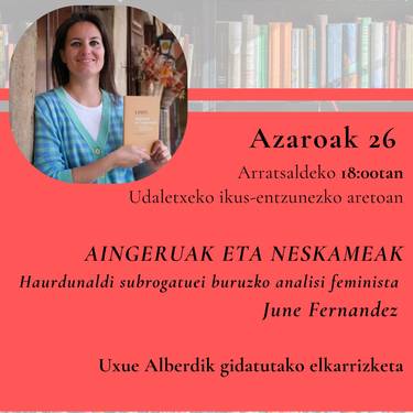 Literatur tertulia: Aingeruak eta neskameak