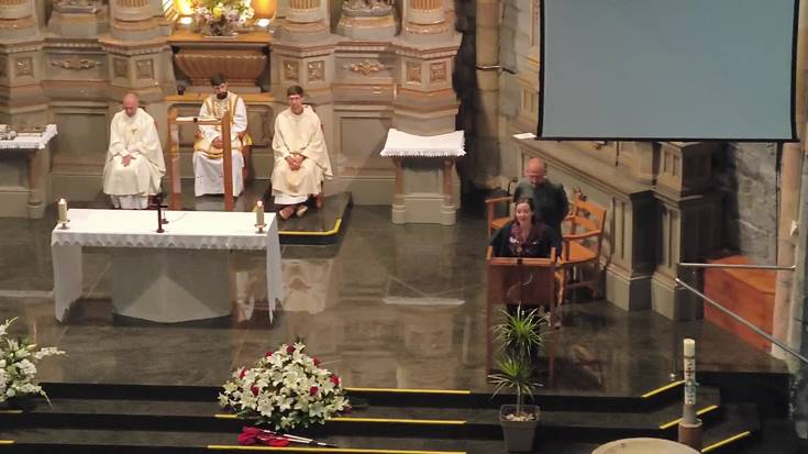San Migel eguneko meza: Sebastian Lizaso eta Oihana Iguaran bertsolarien saioa
