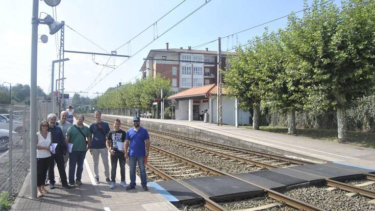 Gaur hasi da Urnietako tren geltokiko pasabidea eraikitzeko obra