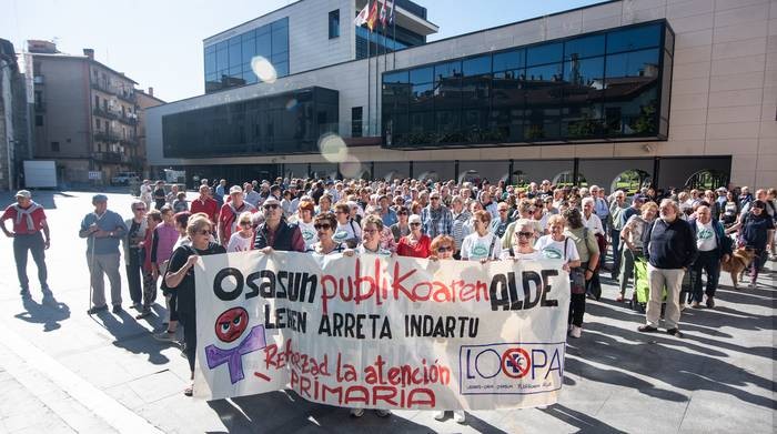 Lurralde mailako elkarretaratzea, osasungintza publikoaren alde