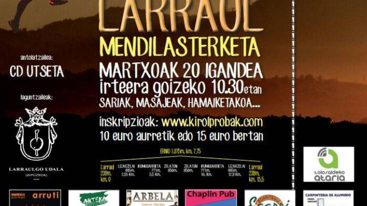 VI. Larraul-Ernio-Larraul lasterketa, martxoaren 20an