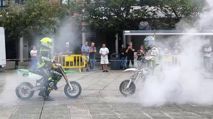Beñat Fernandez Peluntxu" motorzalearen erakustaldia, Etxeberrietako jaietan