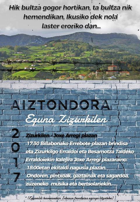 Aiztondora eguna Zizurkilen, urriaren 21ean