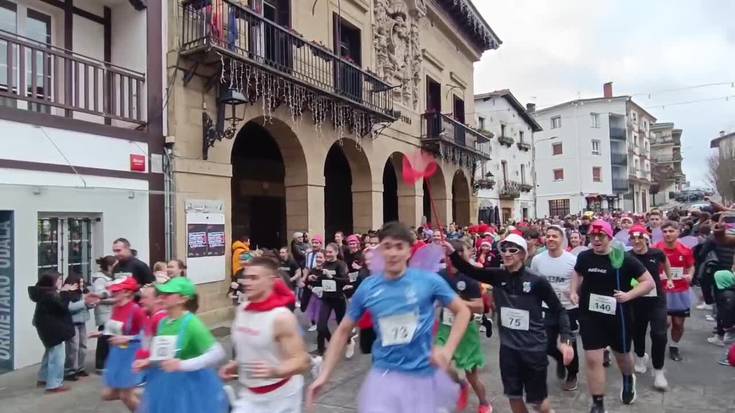 Urnietako lasterketaren abiatzea