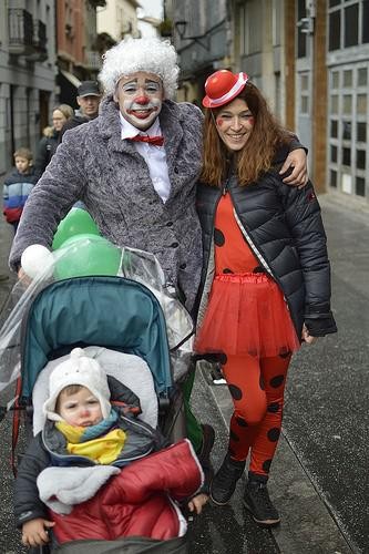 Inauteri giroko goiza Andoainen, desfilearen aurretik