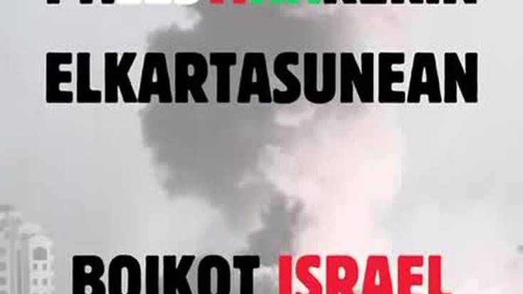 Palestinar herriarekin elkartasuna