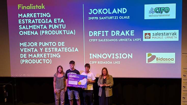 Urnietako Salestar ikastetxea, Lanbide Heziketako Ekintzailetzaren mailarik gorenean Euskadi 2025ean