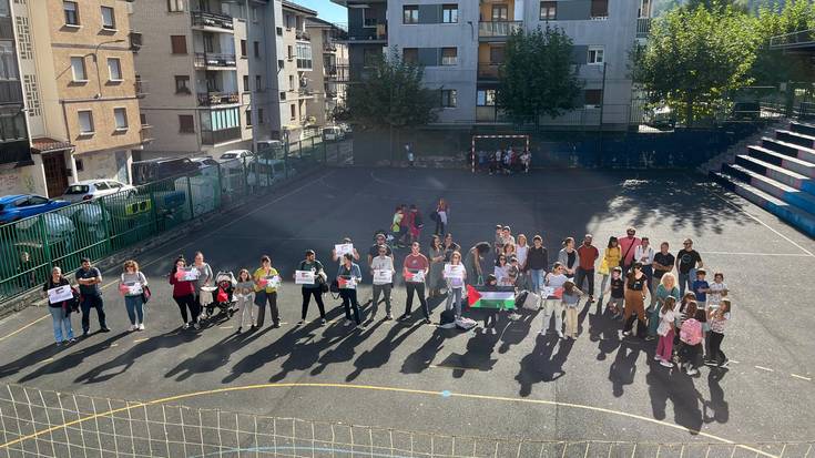 Ostegunero, elkarretaratzeak egingo dituzte Egape Ikastolan, Palestinaren alde