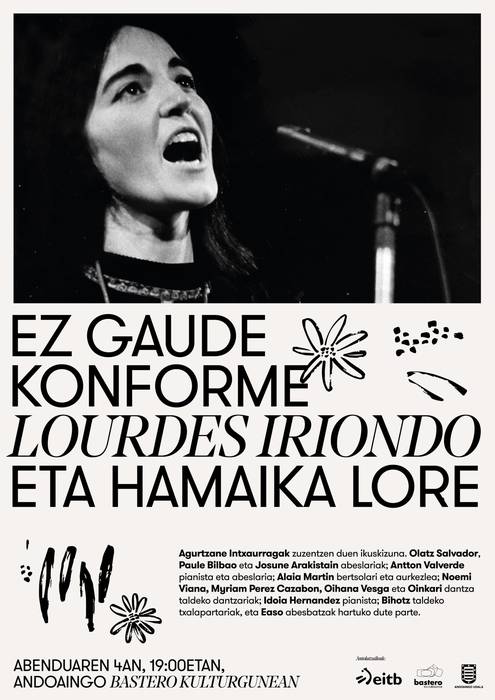 Lurdes Iriondo musikaria omenduko dute Andoainen bere heriotzaren hamabostgarren urteurrenean