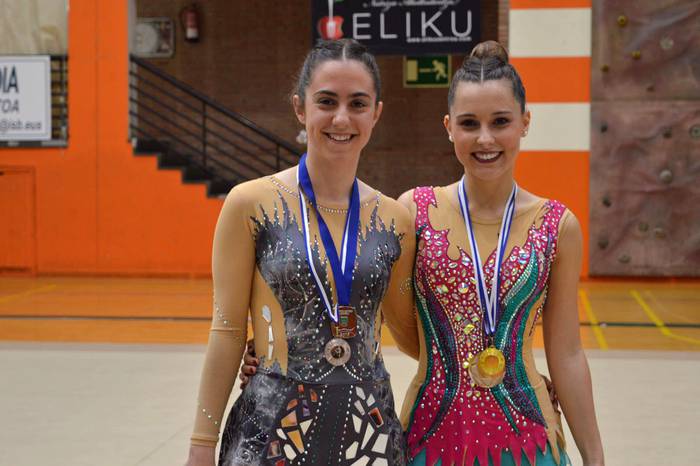Oskarbi gimnastika erritmiko taldeak emaitza bikainak lortu ditu Gipuzkoako Txapelketan