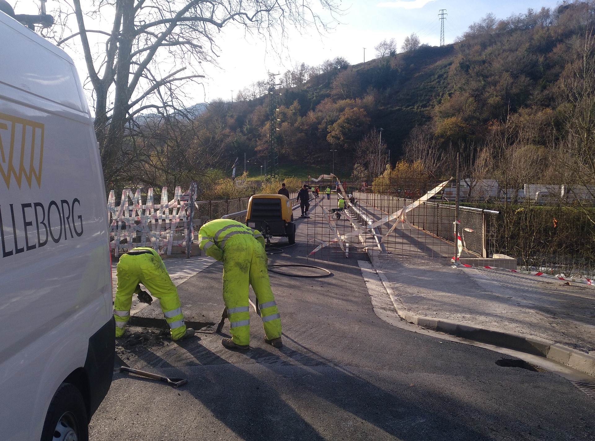 Amasa-Villabonako EH Bilduren oharra, Legarretako zubiaren obrak direla eta