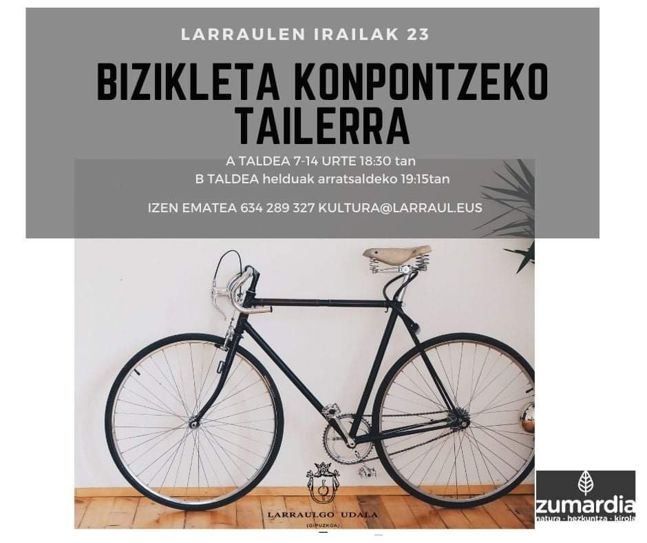 Bizikleta konpontzeko tailerra, Larraulen