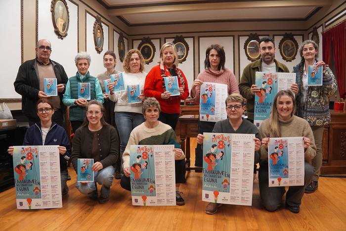 Martxoak8ko ekitaldi sorta aurkeztu dute