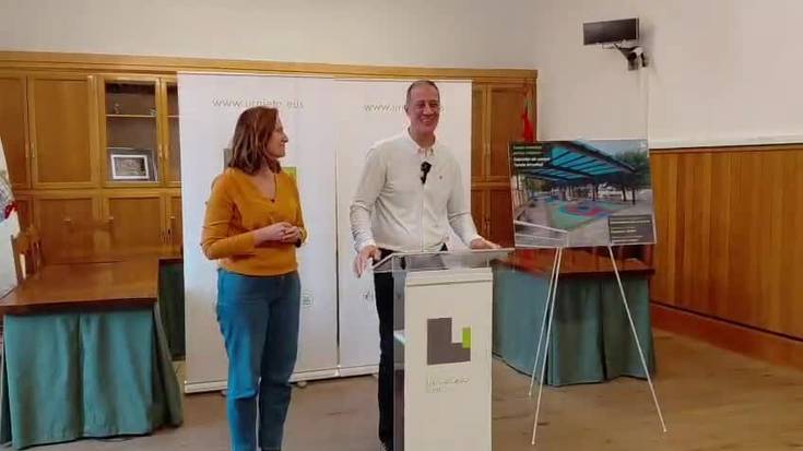 Teresa Amuategi parkea estaltzeko obrak hastear daude