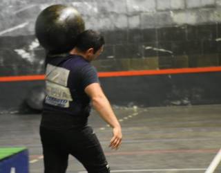 Jokin Eizmendiren agurra Gipuzkoako Harri Handien Txapelketan