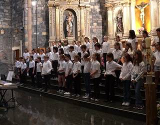 Donostia, Zarautz eta Urnietako musika eskoletako ikasleen emanaldia: "Bonse aba"