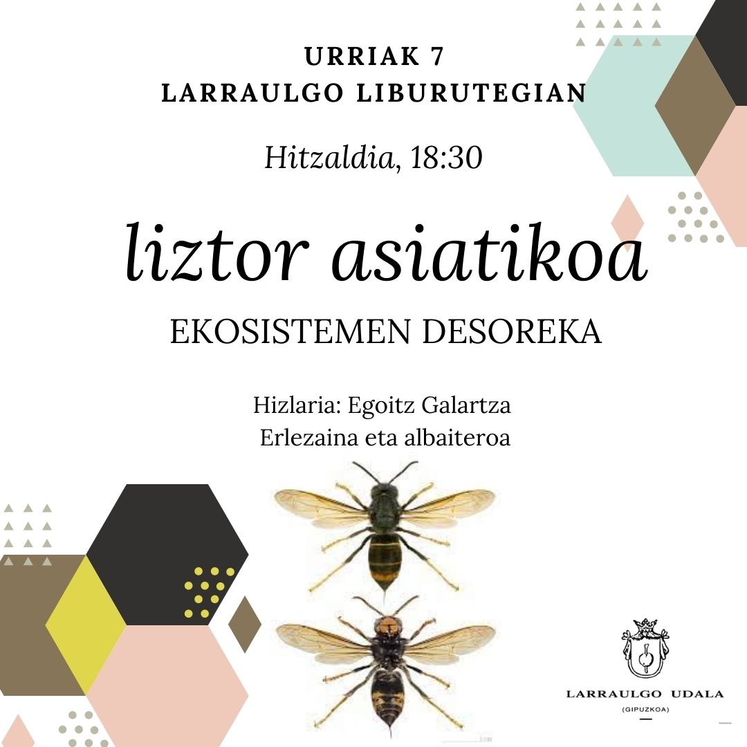 Liztor asiatikoa, hitzaldia