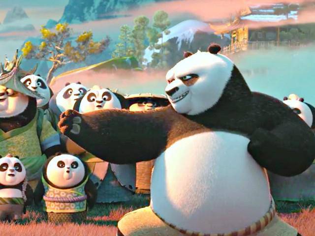 'Kung-fu panda 3' filma, haurrentzat