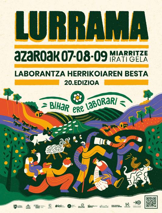 Lurrama azokara bisita