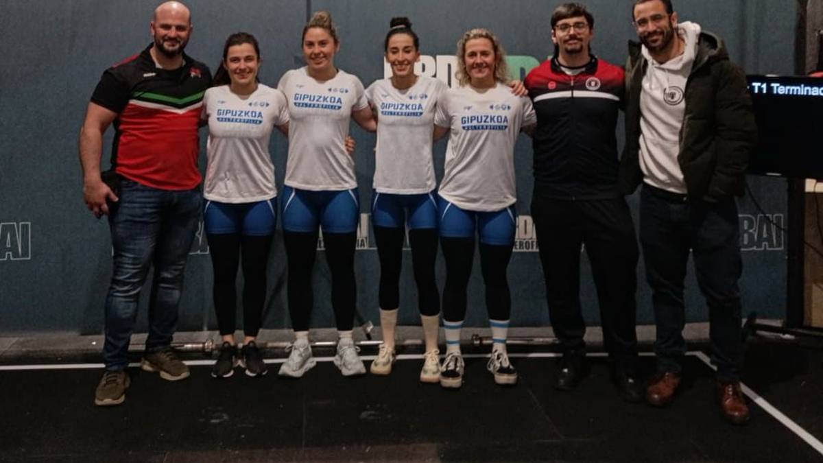 Denok Danena Halterofiliako kideak Gipuzkoako selekzioarekin bigarren, Gernikan