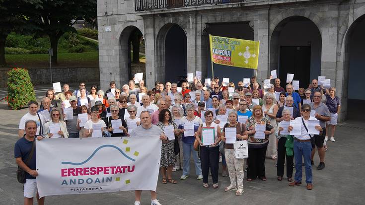 Aldundiaren "Lazoaren" proiektuari errekurtsoa aurkeztu diote hainbat herritarrek, Errespetatu Andoain-ekin batera