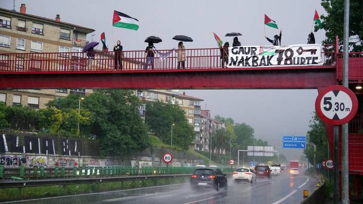 Palestinarrak beren lurretatik kanporatze-hasieraren 78. urteurrena gogoratu dute