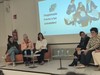 Kafe Zaintzaileak taldearen aurkezpena, zaintzaren gaineko jardunaldietan