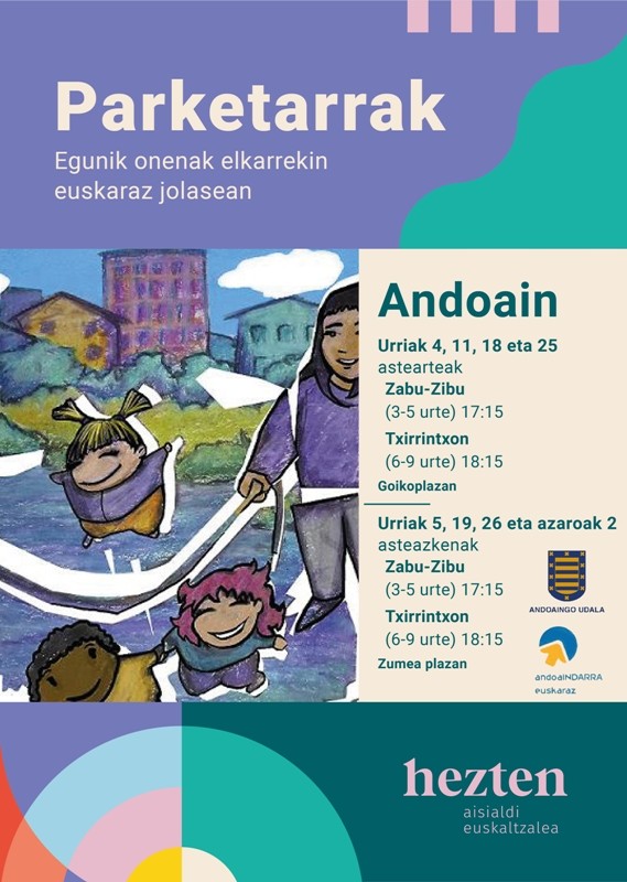 Parketarrak egitasmoa, berriz ere Andoainen
