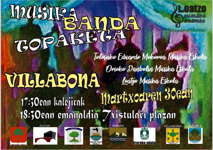 Musika banda topaketa