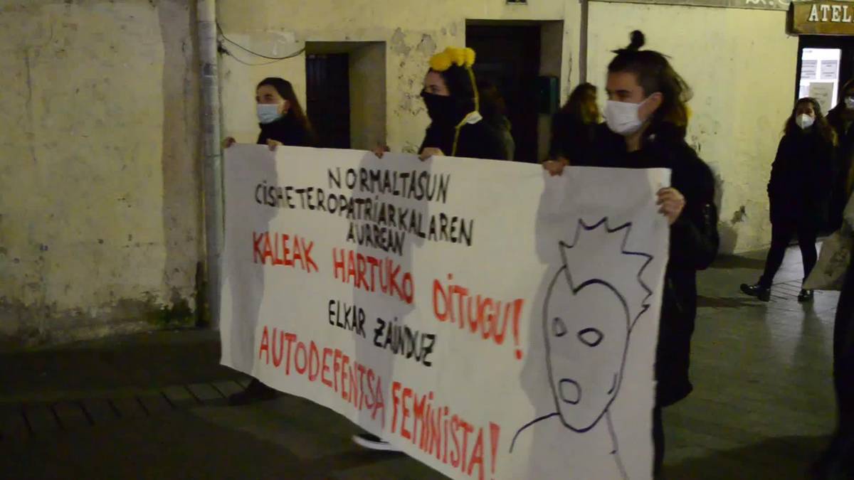 Autodefentsa feministaren aldarrikapena, elkarren zaintzatik abiatuta