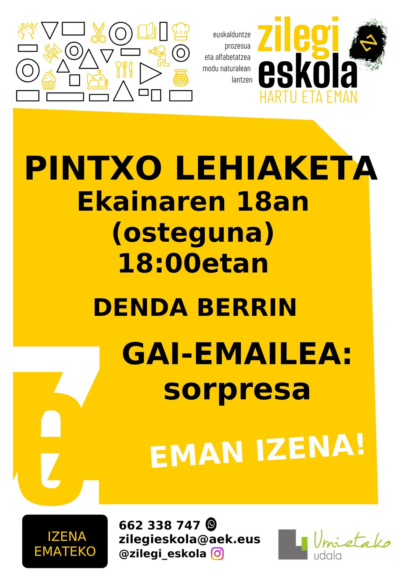 Pintxo arteko agurra