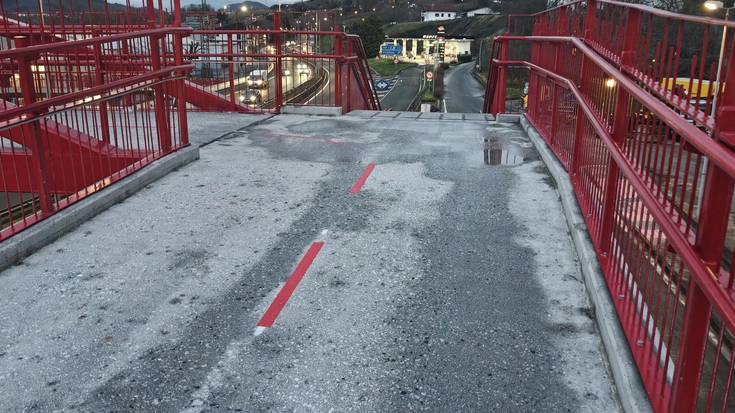 Bidegorri berriaren segurtasun faltak kezka sortu du