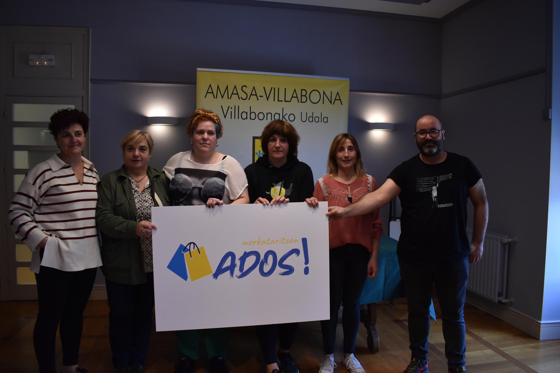 Merkataritzan Ados! mahaia sortu da, Amasa-Villabonan
