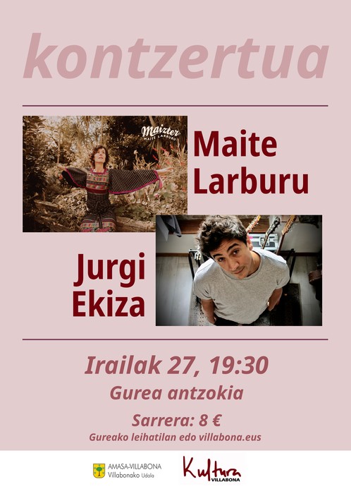 Maite Larburu eta Jurgi Ekiza