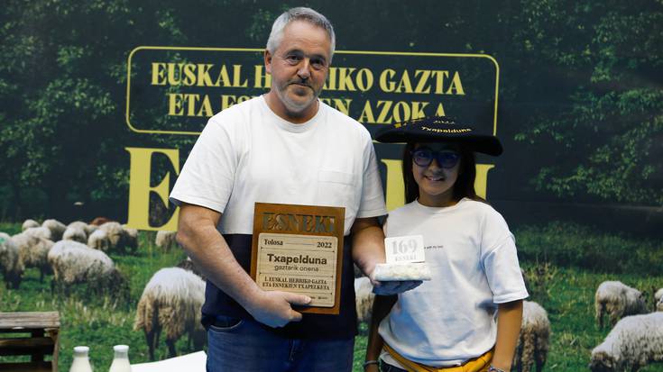 Asteasuko "Otzara Goine" gazta Euskal Herriko onena