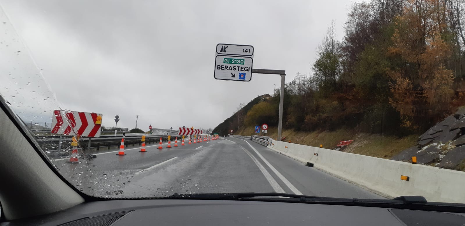 A-15 errepidea gauez itxiko dute, lau egunez jarraian, astelehenean hasita