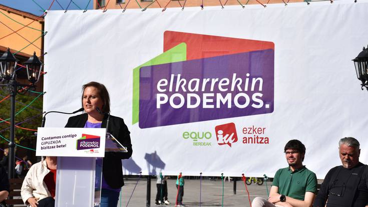 Teresa Santana alkategaiaren eta Elkarrekin Podemosen aurkezpen ekitaldia