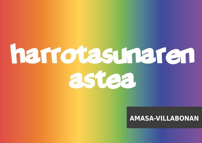 LGTBI+ harrotasunaren astea ospatuko da Amasa-Villabonan