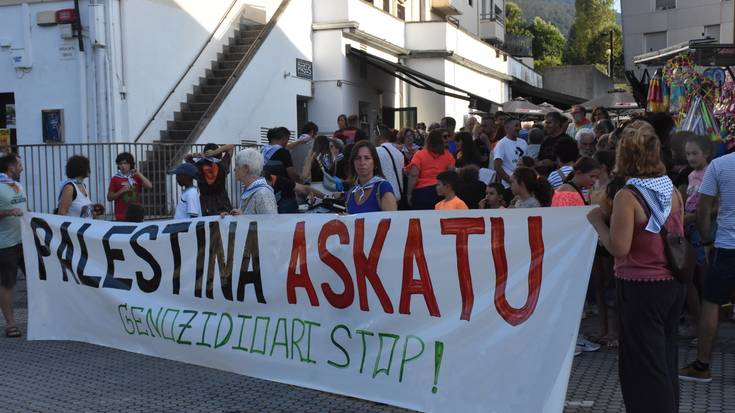 Palestinaren aldeko mobilizazio zaratatsua, Zizurkilen