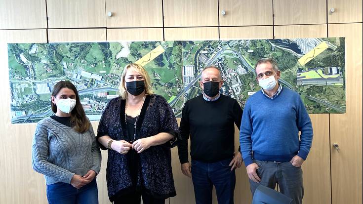Sorabilla-Errotagain auzo elkartearen eta Gipuzkoako Foru Aldundiaren arteko bilera