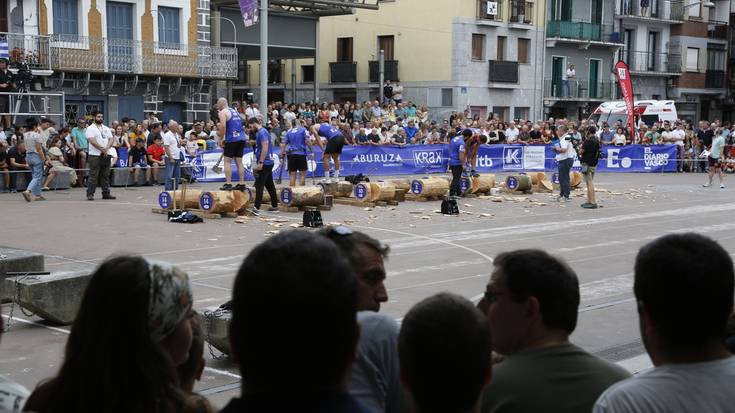 Jendetza bildu zen Euskal Pentatloiaren kanporaketan